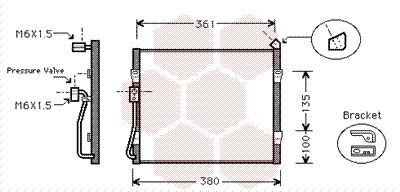 VAN WEZEL Lauhdutin, ilmastointilaite 25005089